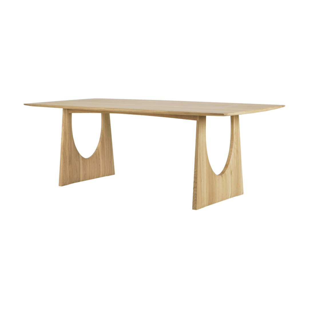 Geometric Rectangular Dining Table