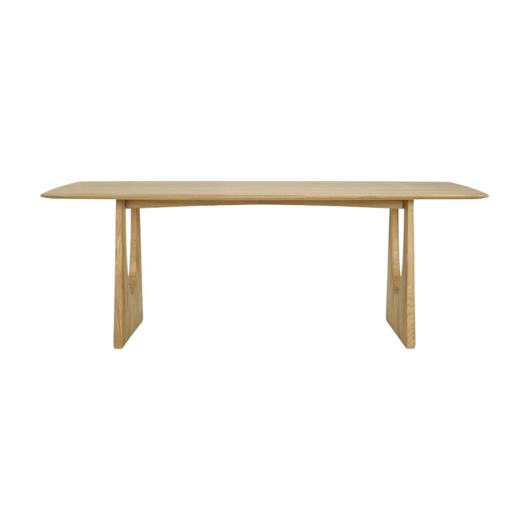 Geometric Rectangular Dining Table