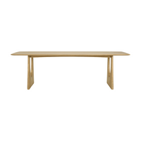 Geometric Rectangular Dining Table