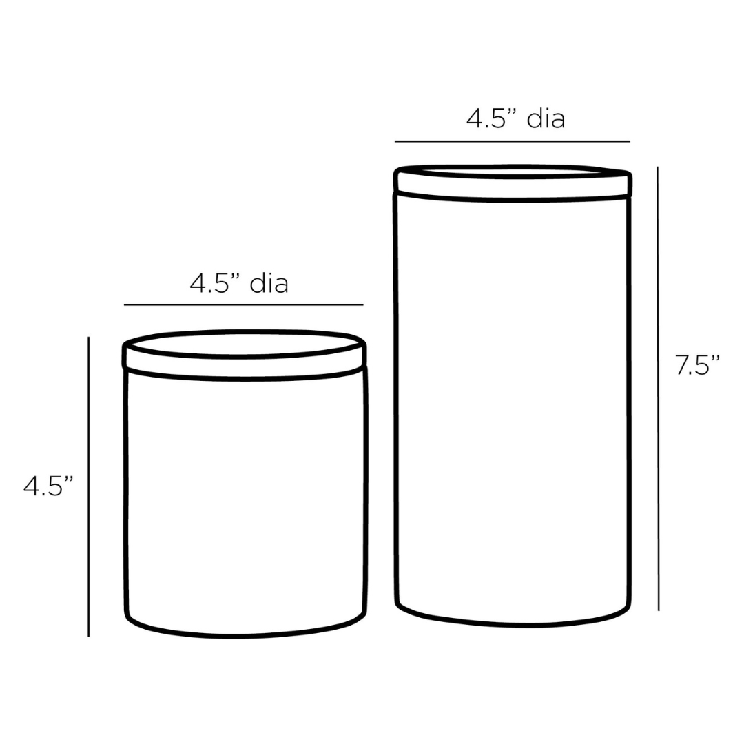 Hollie Round Containers, Set of 2