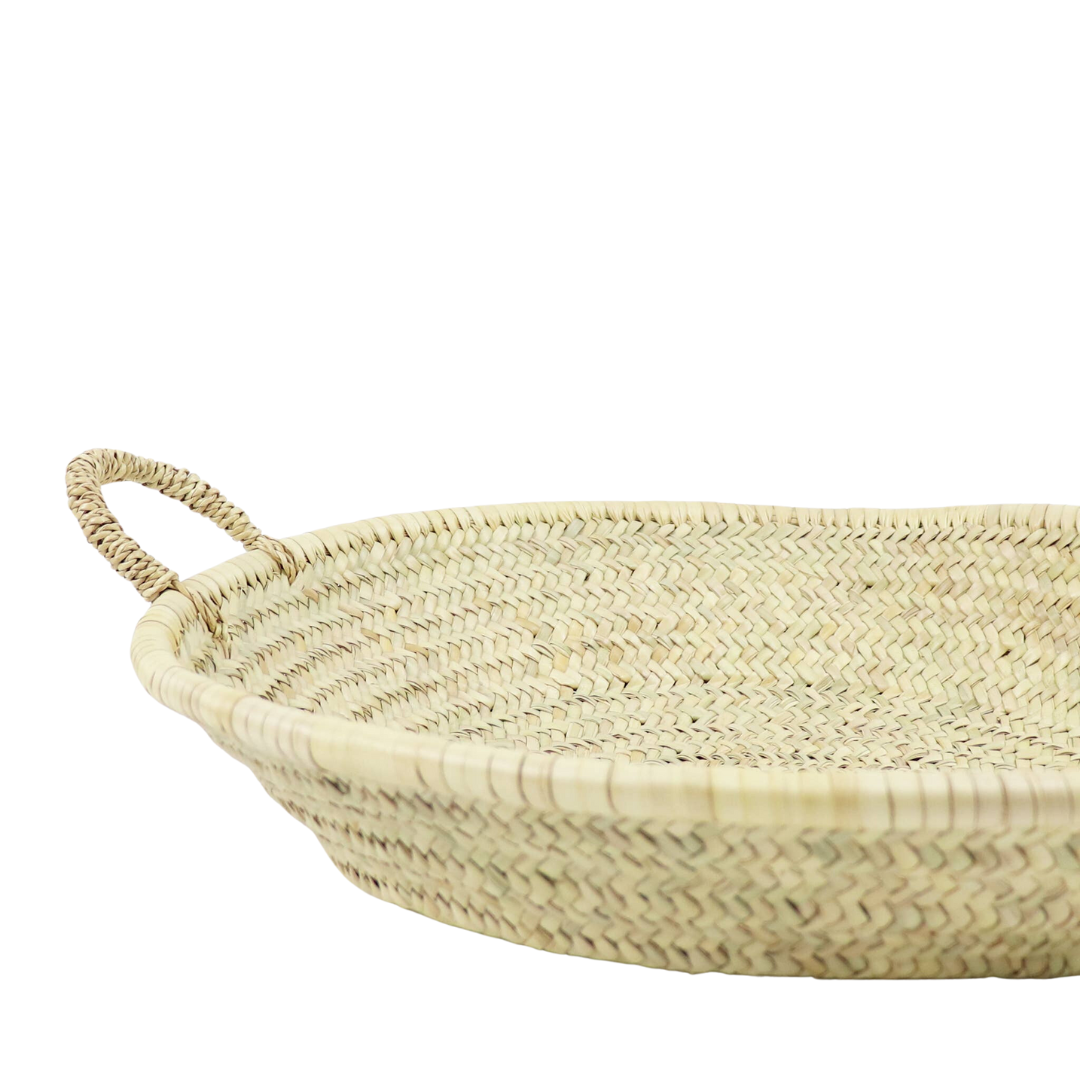 Moroccan Straw Woven Plate