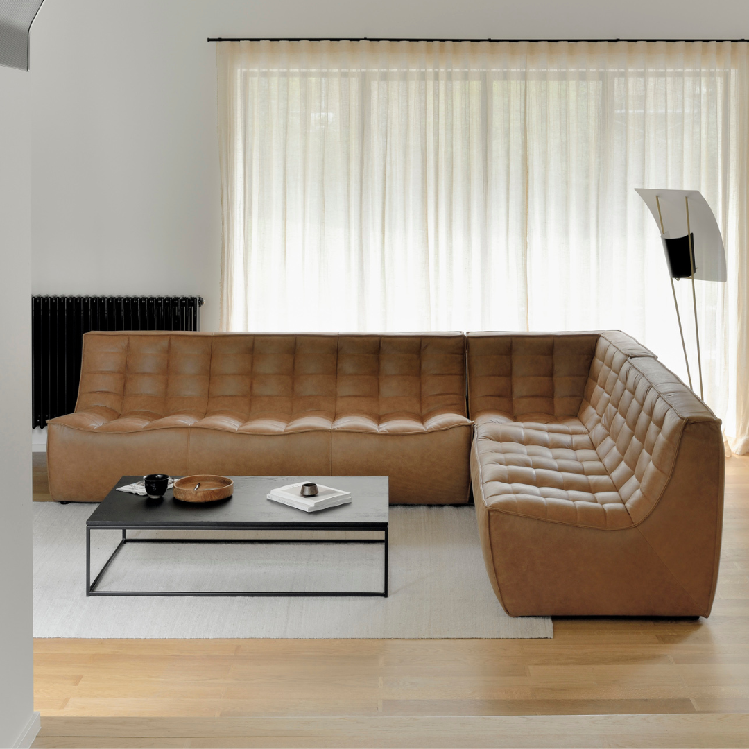 N701 Modular Sofa, Leather