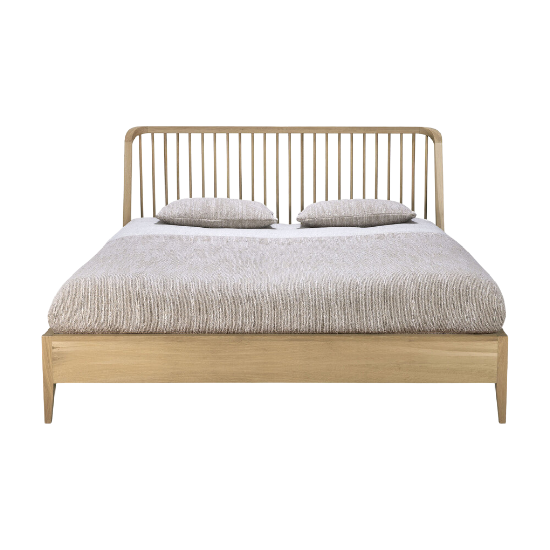 Spindle Bed, Oak