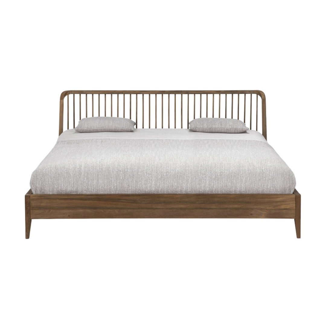 Spindle Bed, Teak