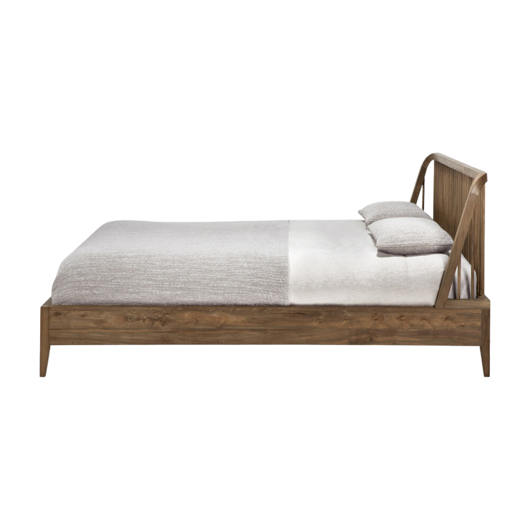 Spindle Bed, Teak