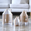 Wooden House Decor Set