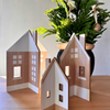 Wooden House Decor Set